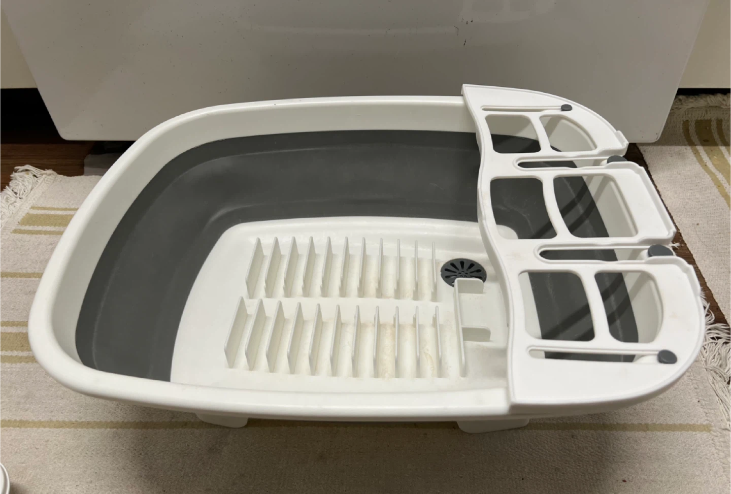 Collapsible Dish Drying Rack with Tray - photo 5