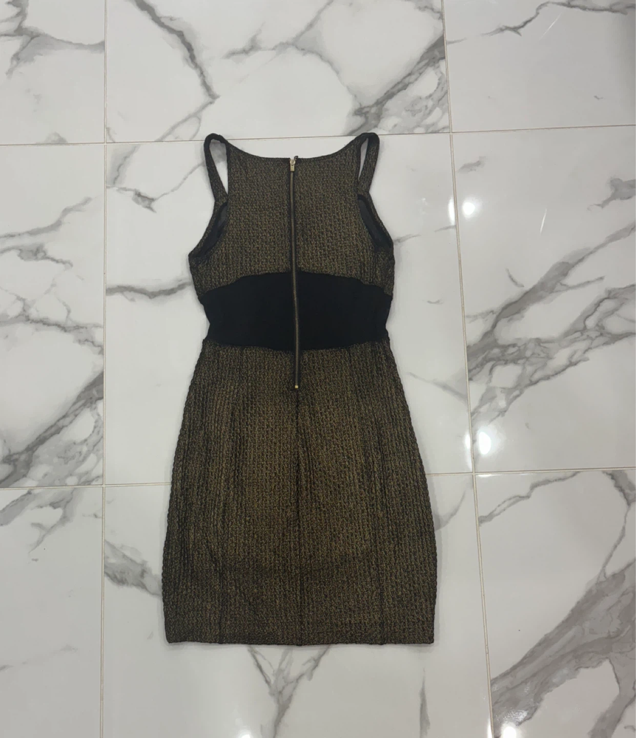 Express Gold & Black Dress - photo 2