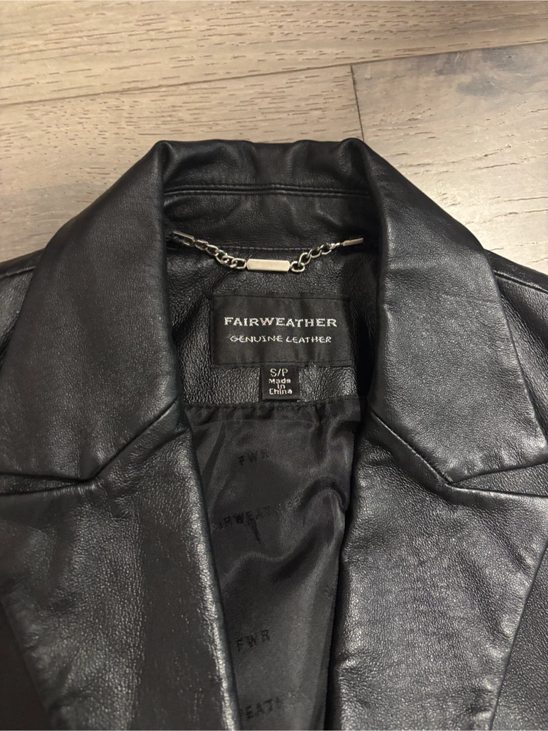 Fairweather Genuine Leather Blazer - Size S - photo 2