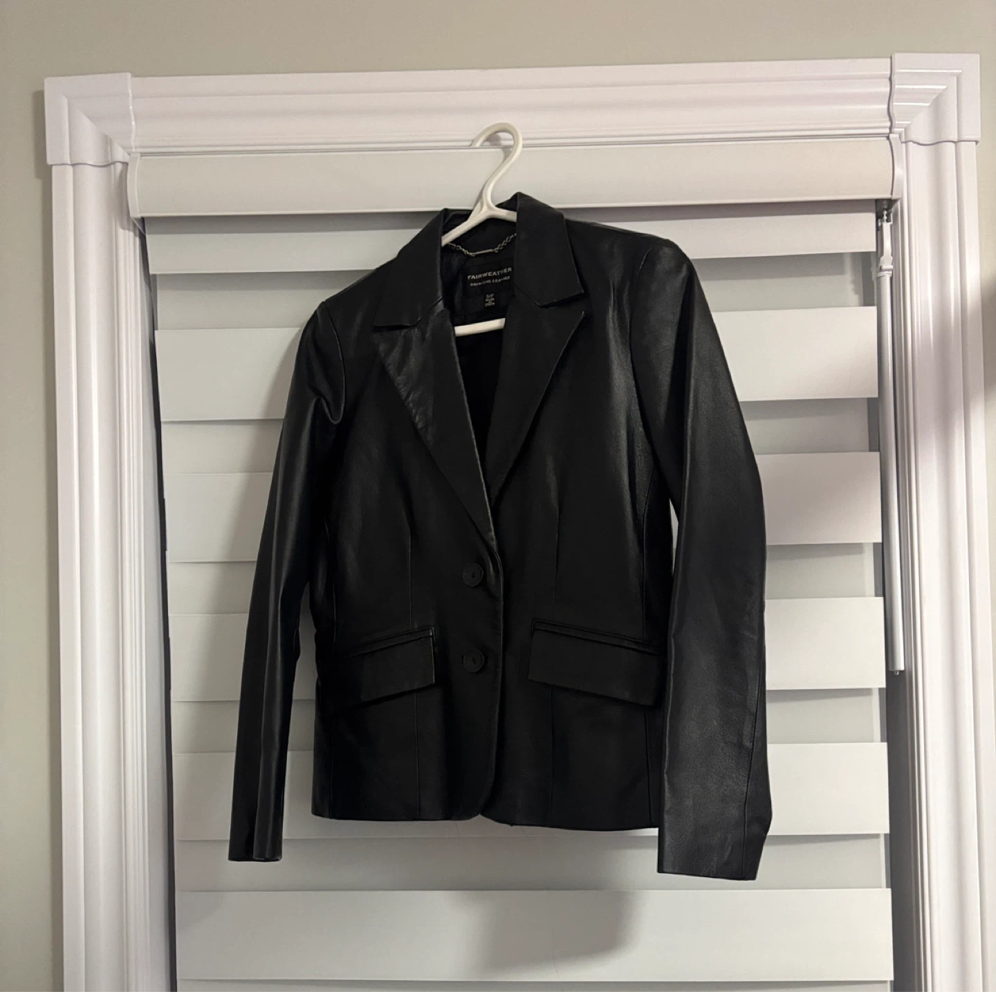 Fairweather Genuine Leather Blazer - Size S