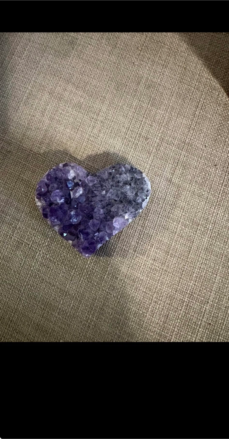 Amethyst Heart Crystal