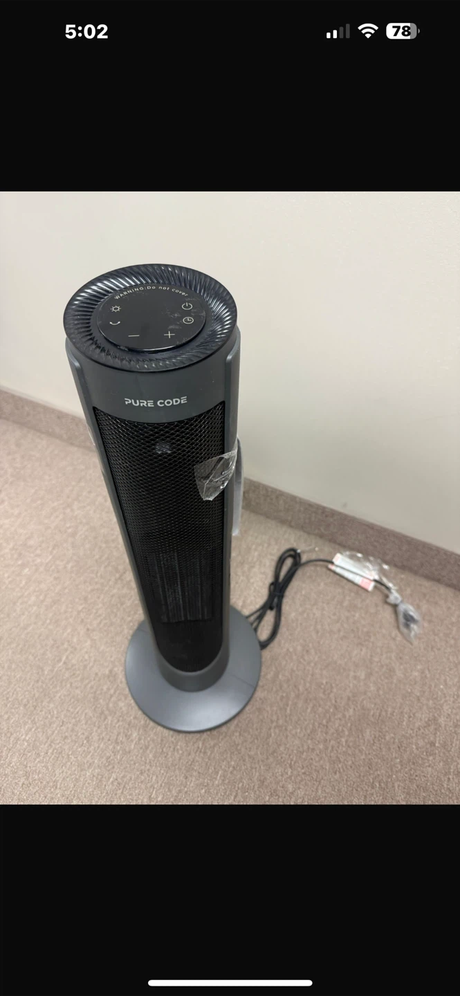 Pure Code Space Heater, Portable Electric Heater - photo 3