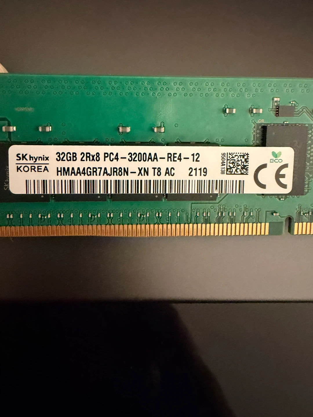 32GB DDR4-3200 ECC Registered (RDIMM) Server RAM SK hynix - photo 3
