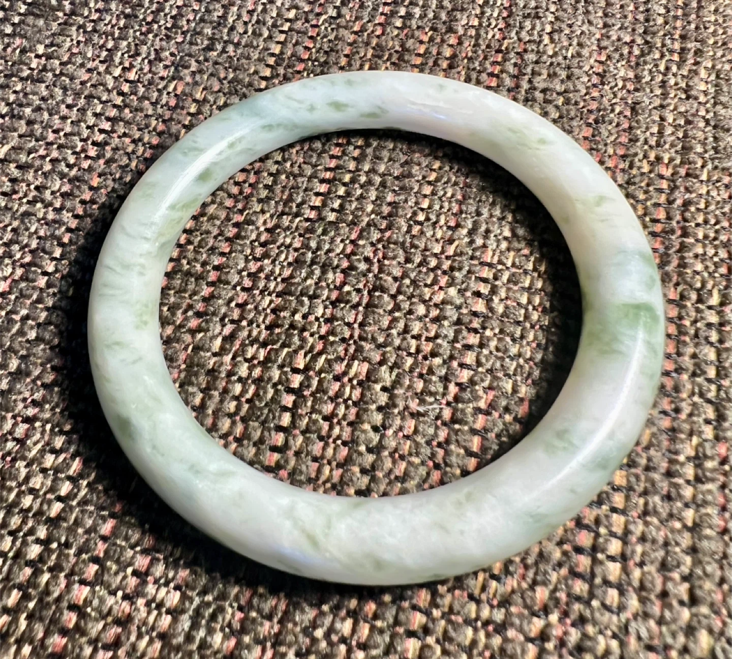 Antique Jade Bangle Bracelet - photo 5