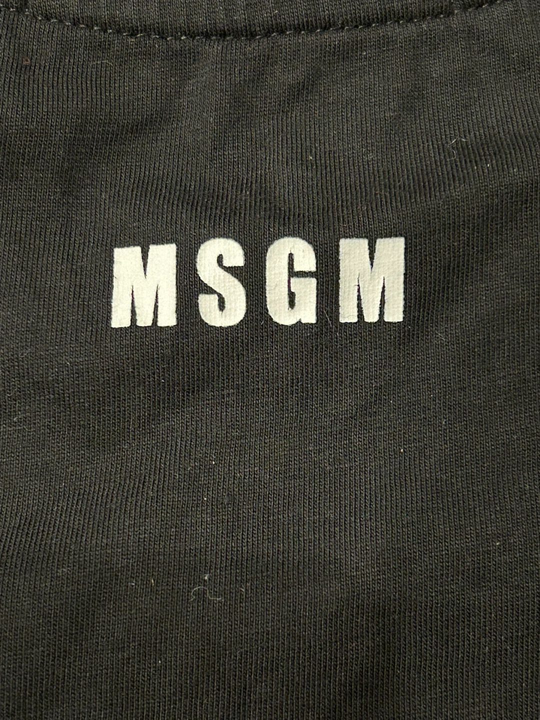MSGM Milano Black T-Shirt with Red Heart - Size S - photo 4