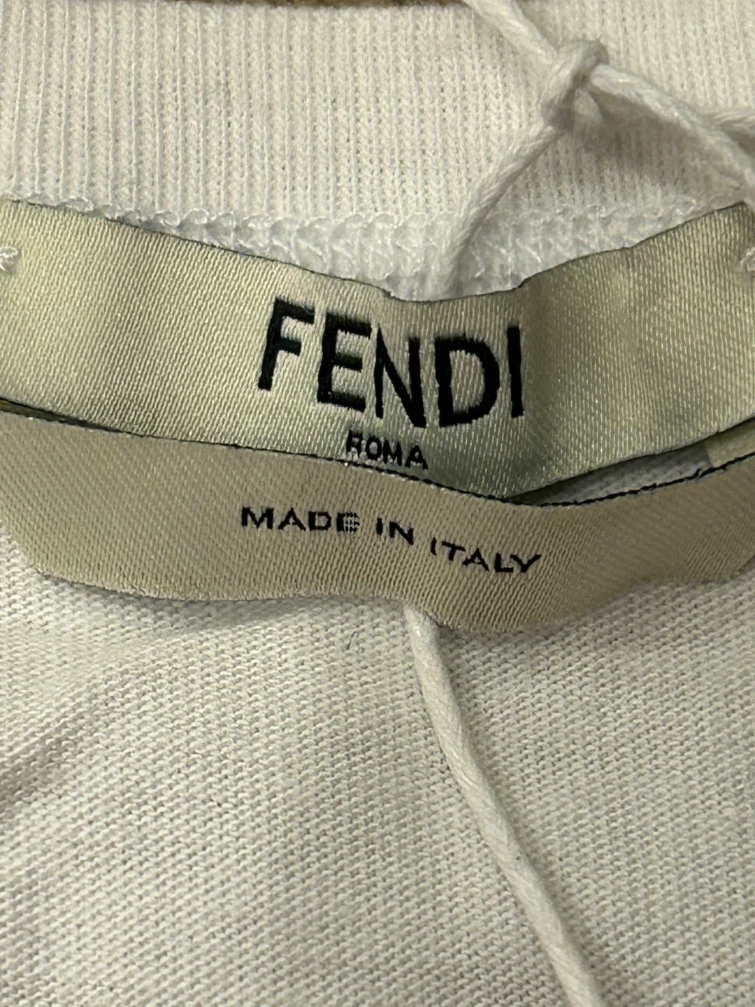 Fendi Roma White & Orange Tee - Size M - photo 3