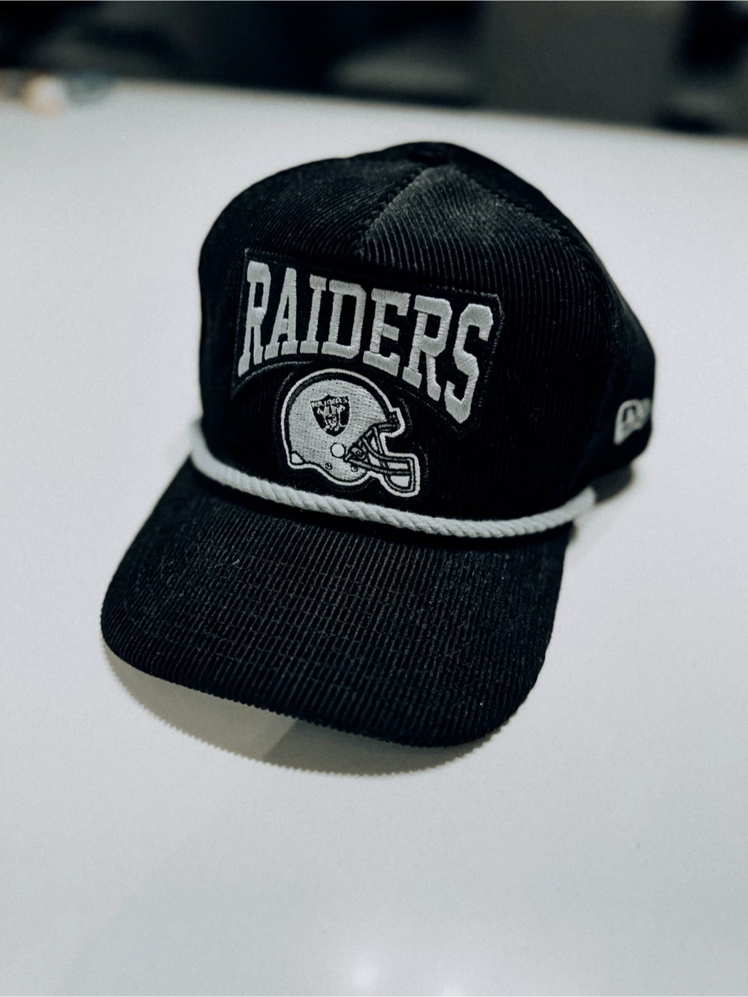 New Era Raiders Corduroy Hat