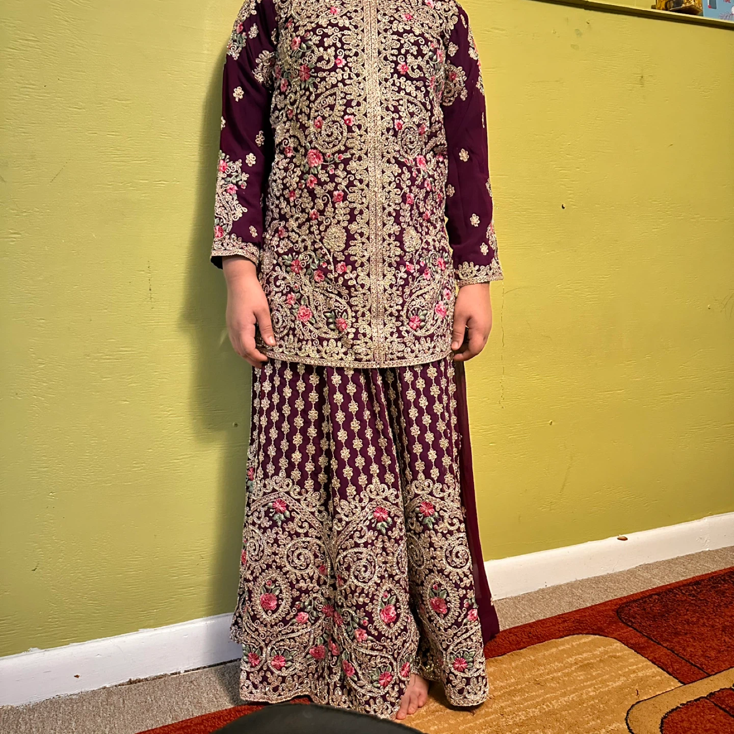Embroidered Girls' Salwar Kameez