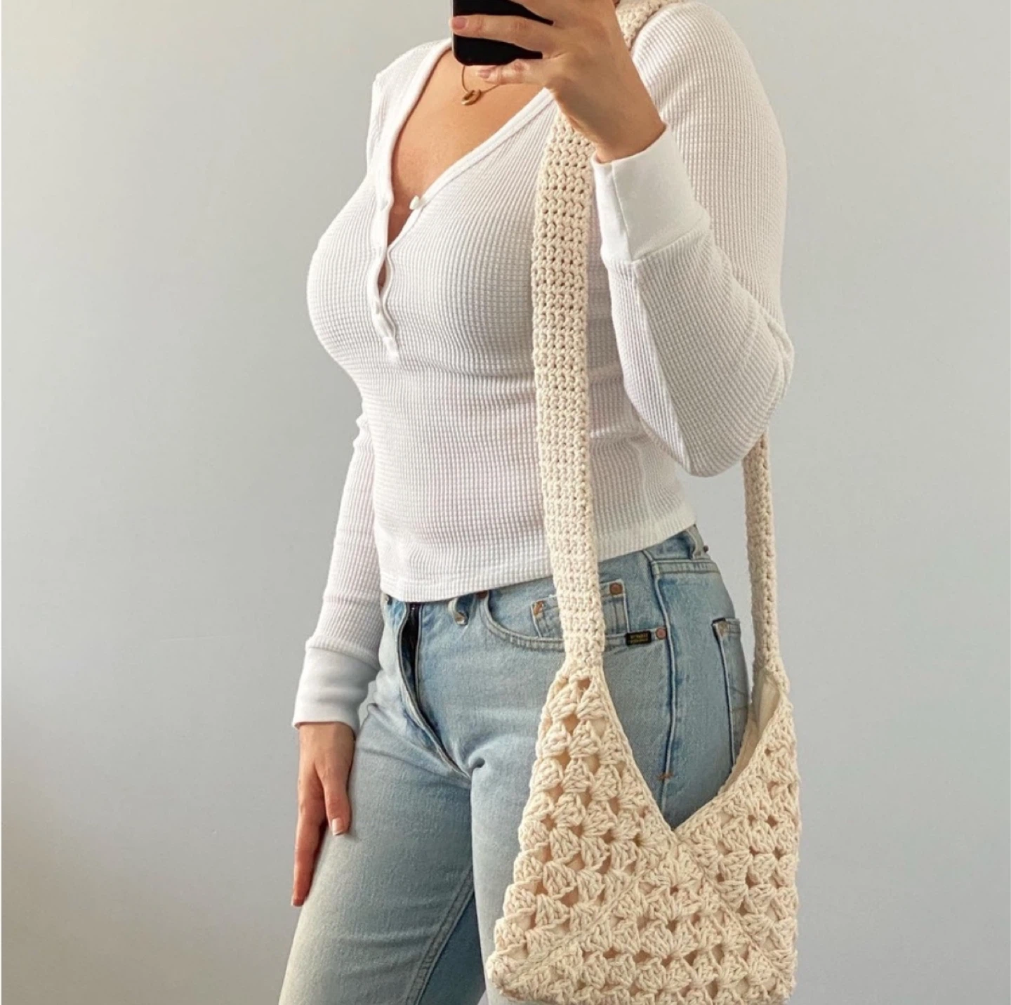 Handmade Crochet Shoulder Bag