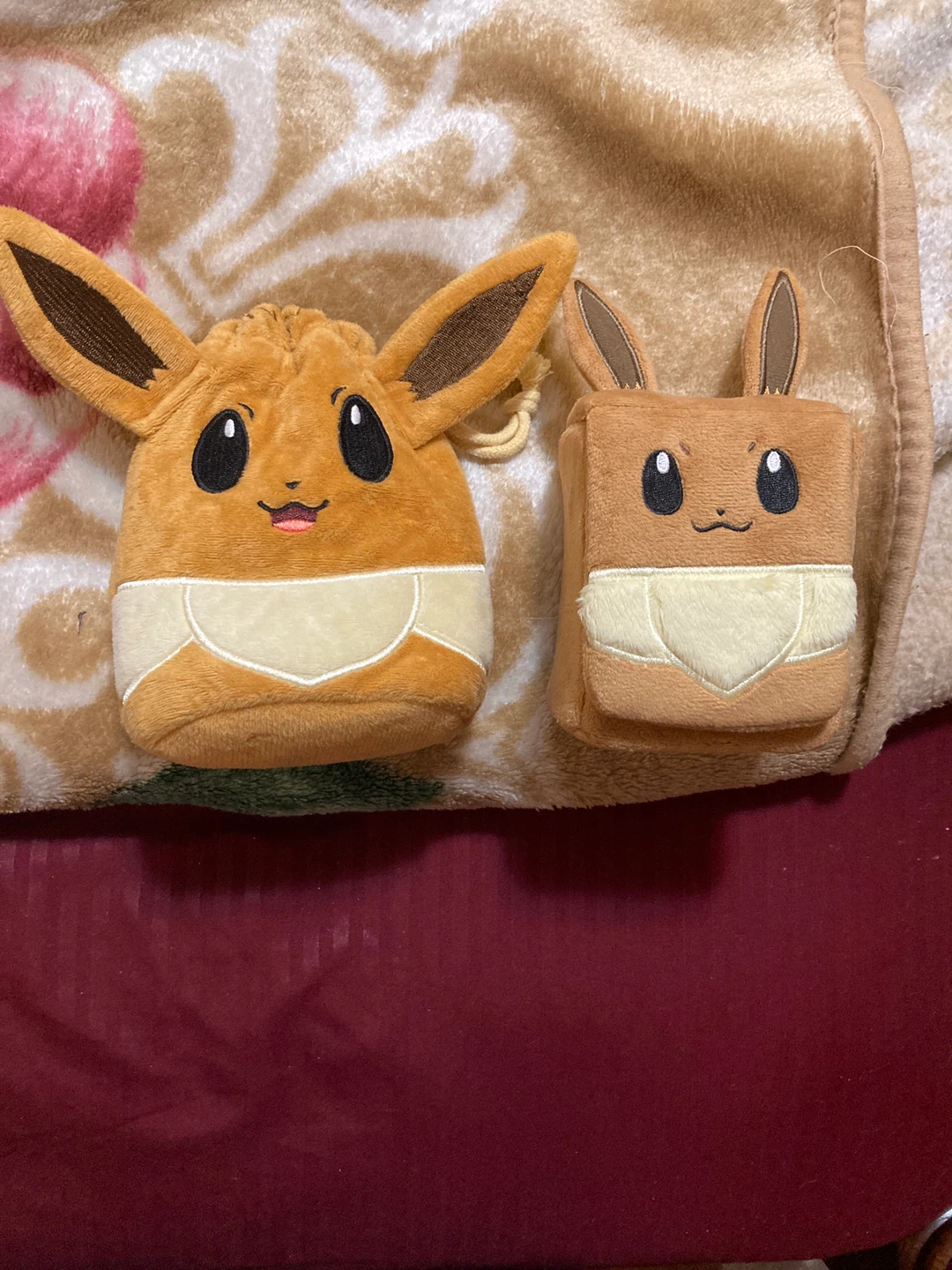 Eevee Plush Pouches - Adorable Set!