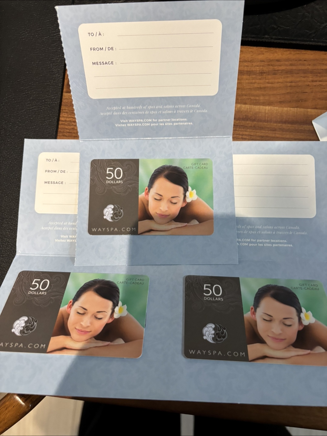 WAYSPA $50 x 3 Gift Card
