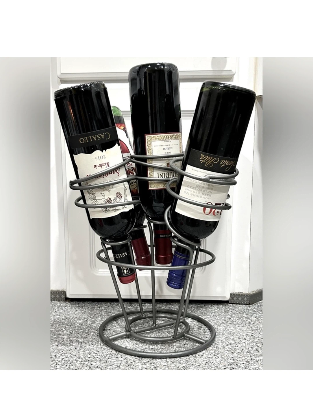 Metal Wine Rack, 6 Bottle Capacity - photo 3