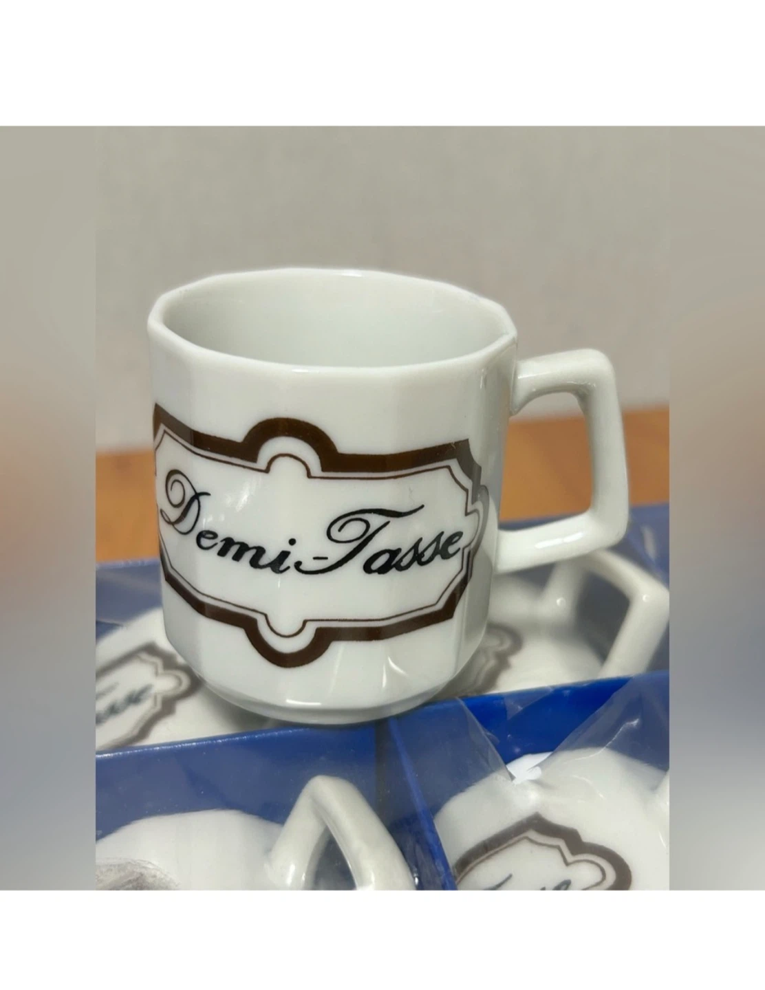 Demi Tasse Espresso Cup & Saucer Set - New in Box! - photo 3
