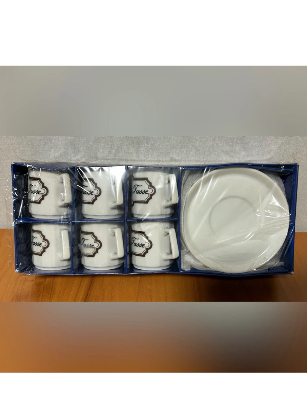 Demi Tasse Espresso Cup & Saucer Set - New in Box!