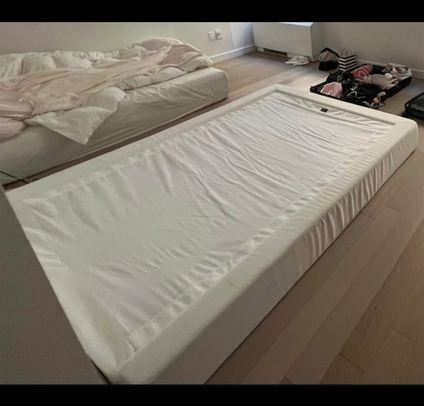 Soft Frame Bed Frame and Headboard - White - photo 4