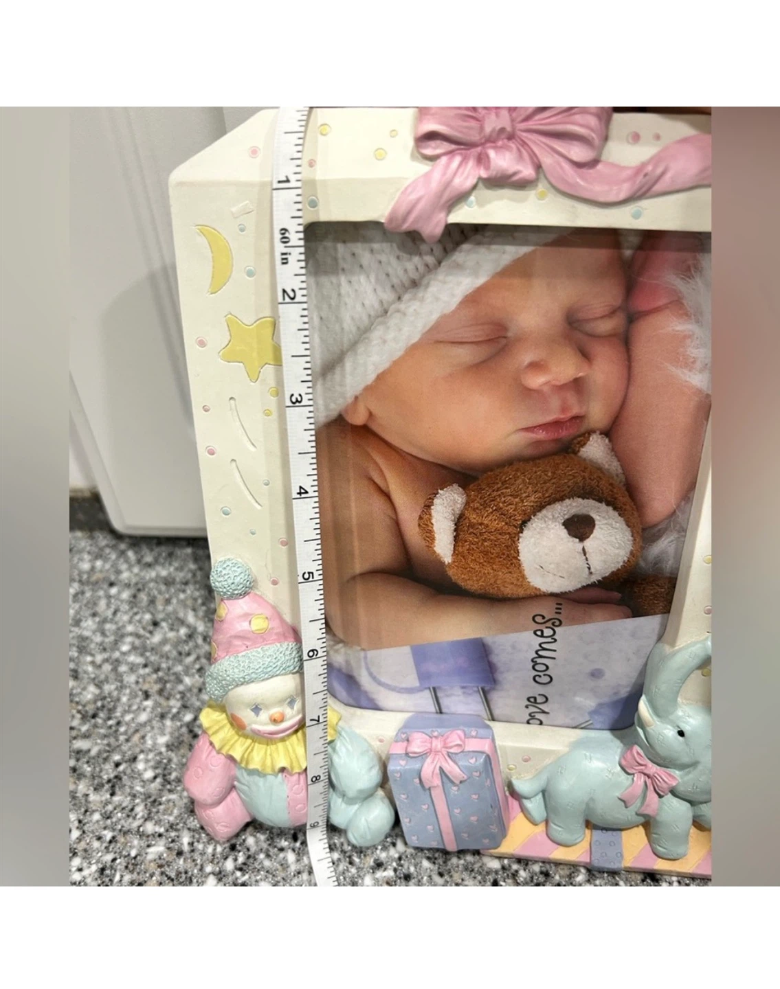 Clown & Elephant Baby Picture Frame - photo 5