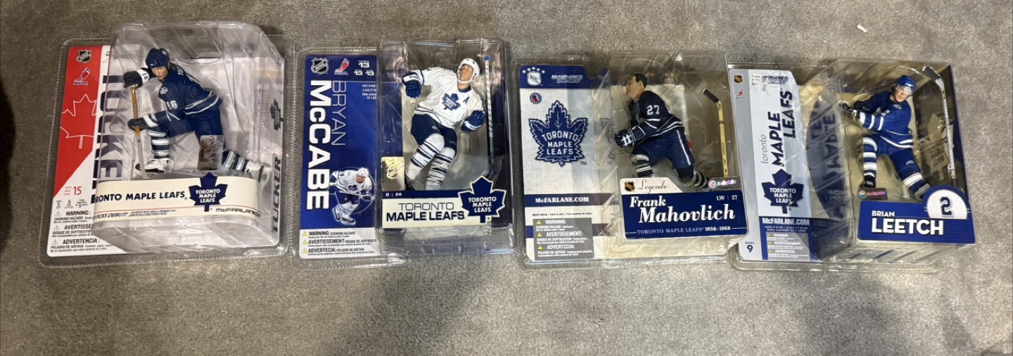 Toronto Maple Leafs McFarlane Hockey Figures