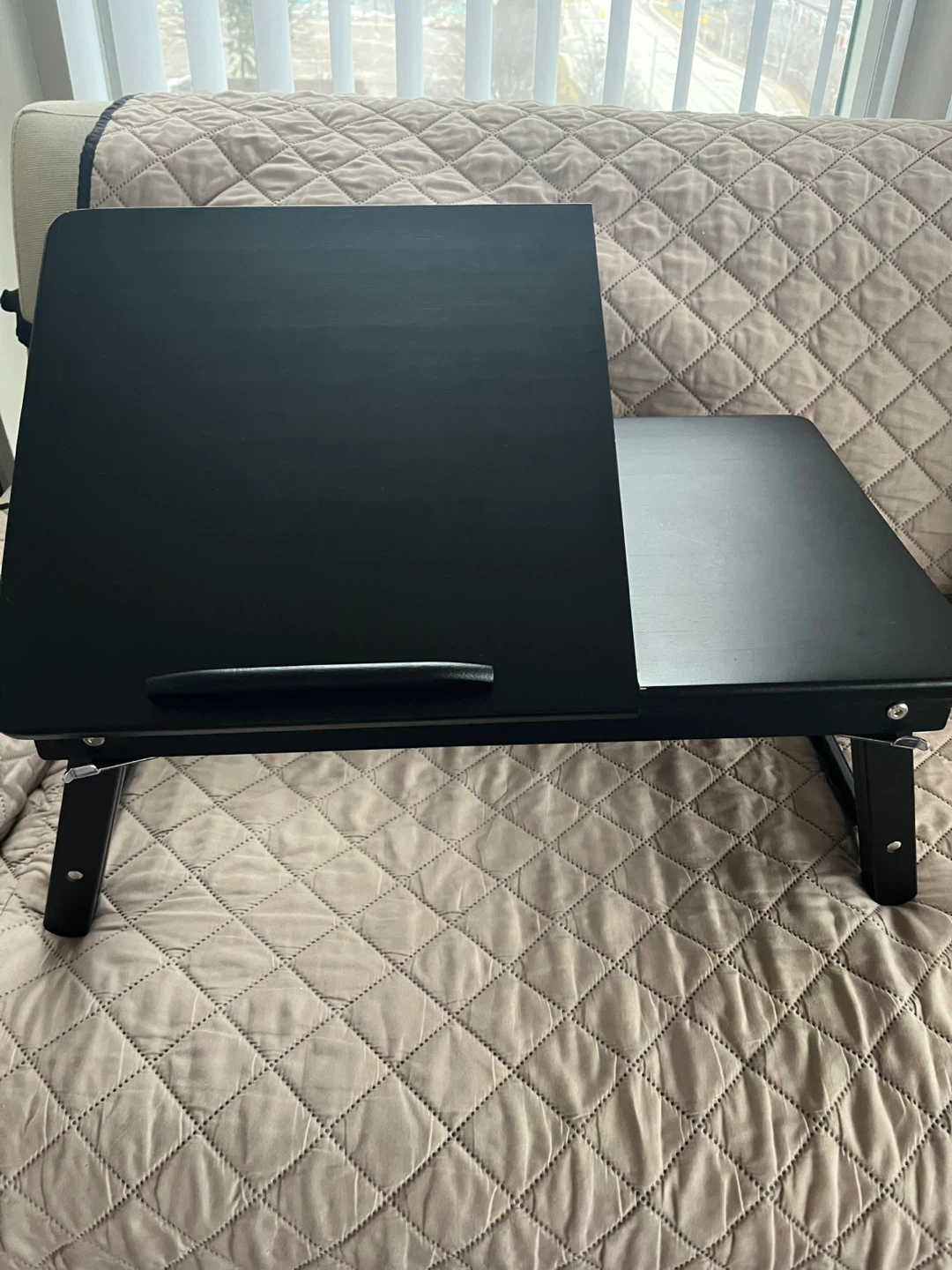 Black Adjustable Laptop Bed Desk