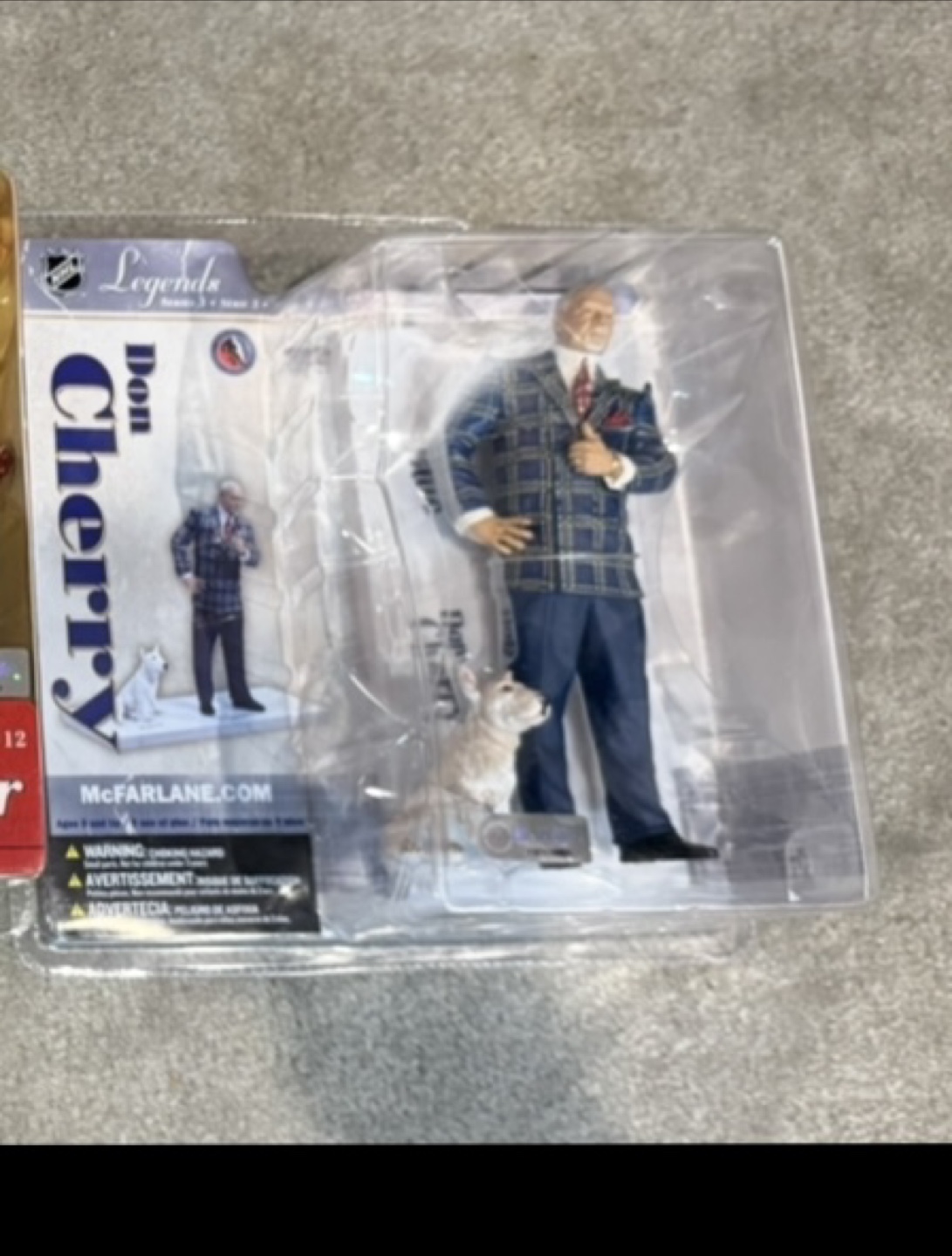 Don Cherry NHL Legends Figure by McFarlane