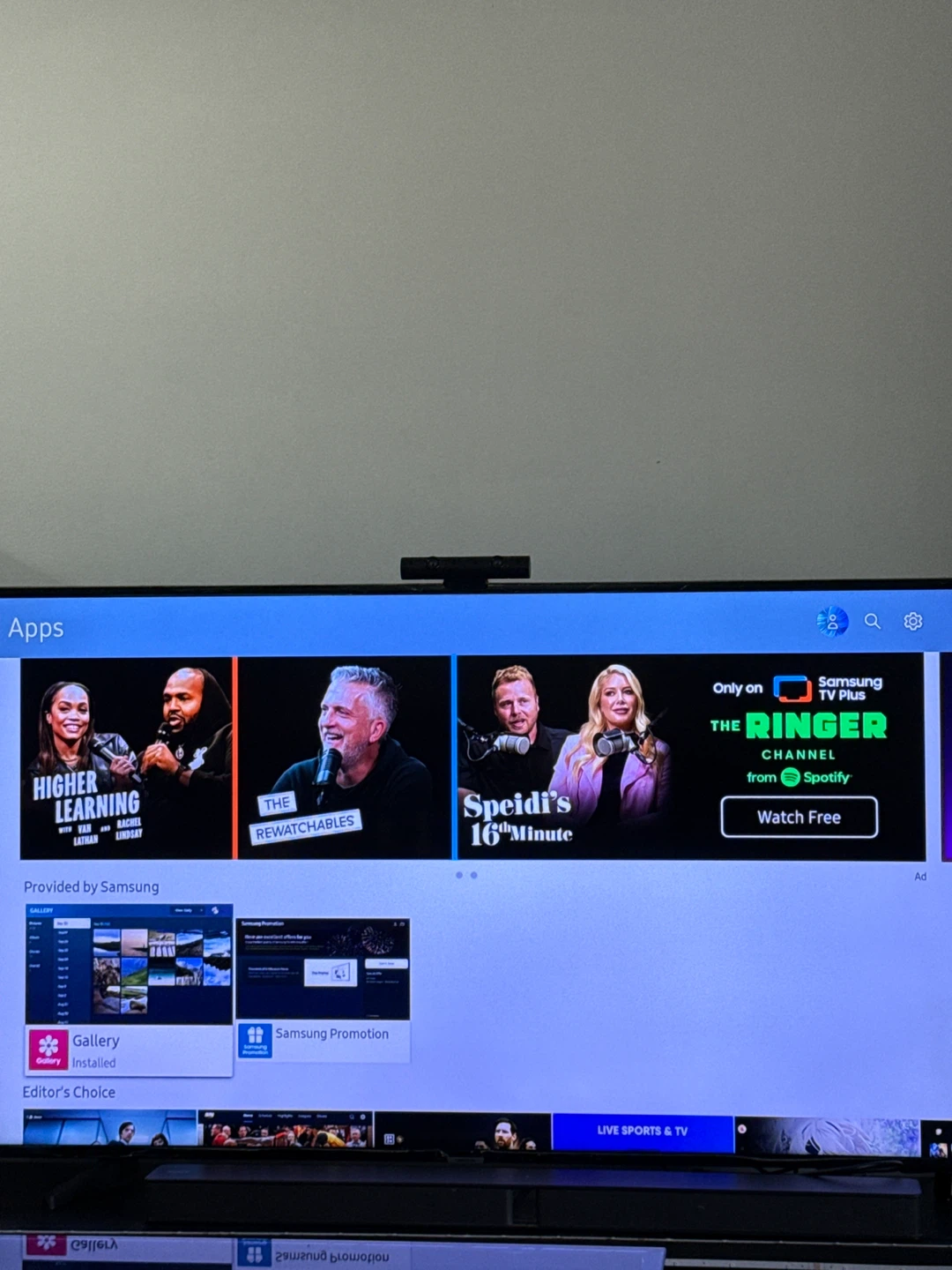 Samsung UN55NU6900 55" TV