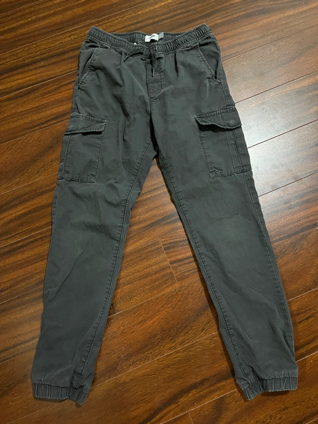 Old Navy boys XL 14/16 cargo joggers, charcoal grey