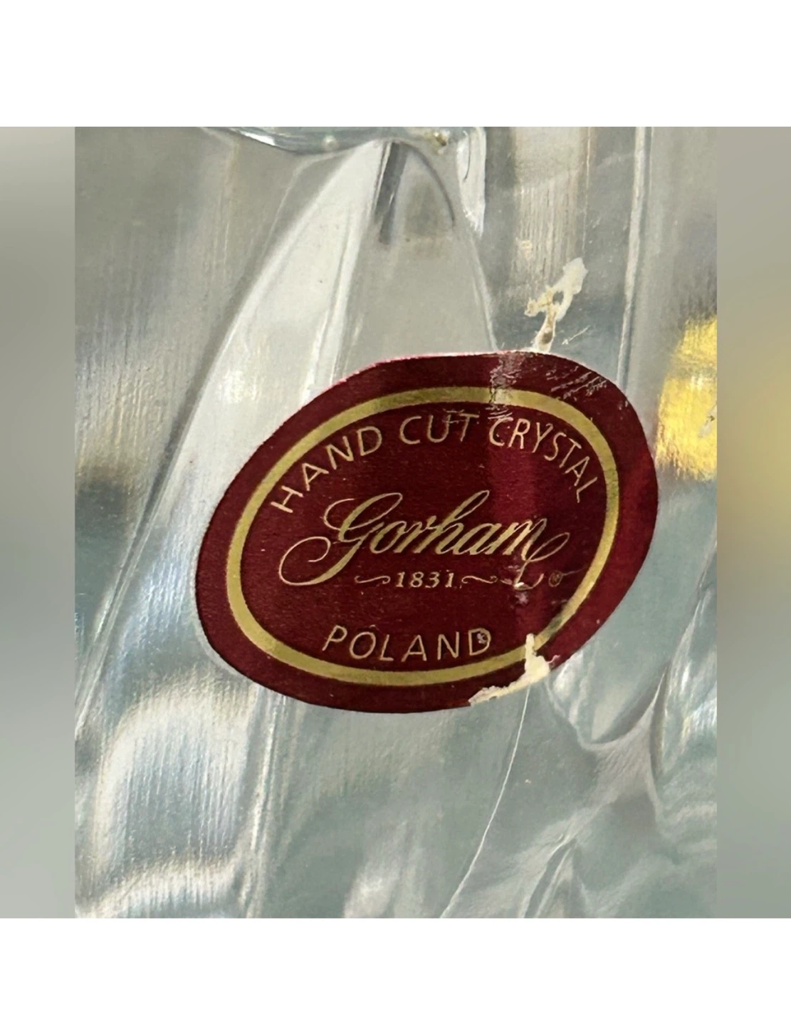 Gorham Hand Cut Crystal Bowl 🧡 - photo 2