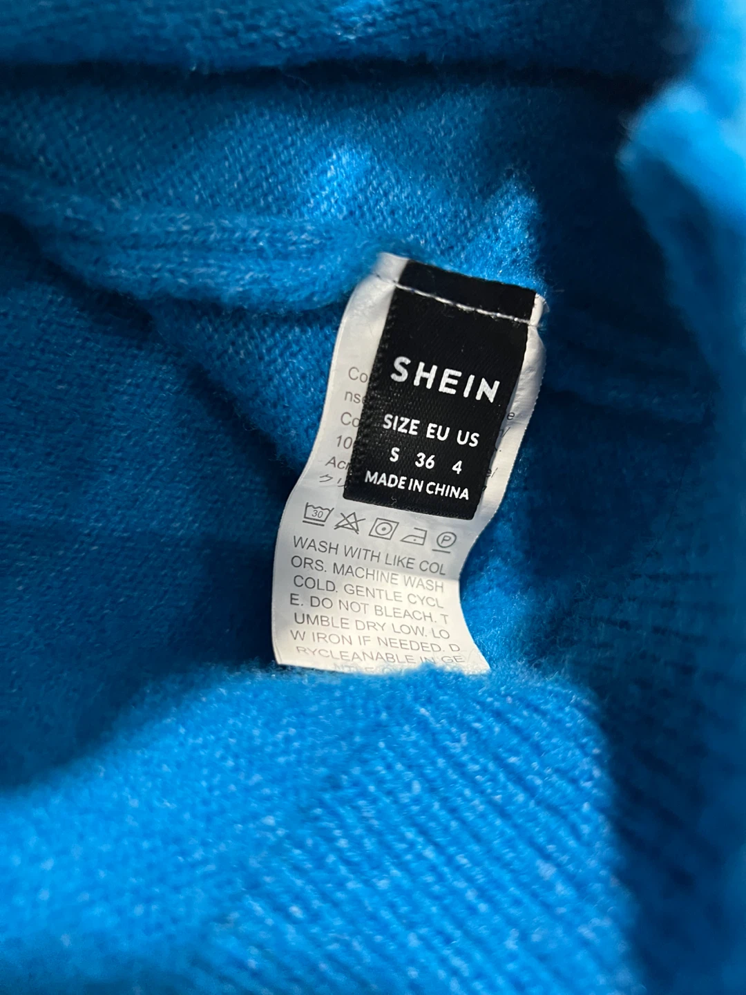 Shein Blue Sweater - Size S fits M - photo 2