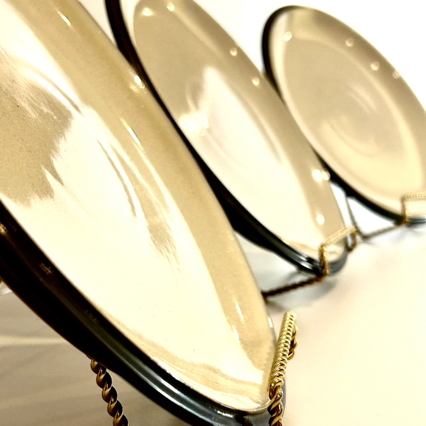 Rare Vintage Denby England Stoneware Plates Studio Pottery - photo 3