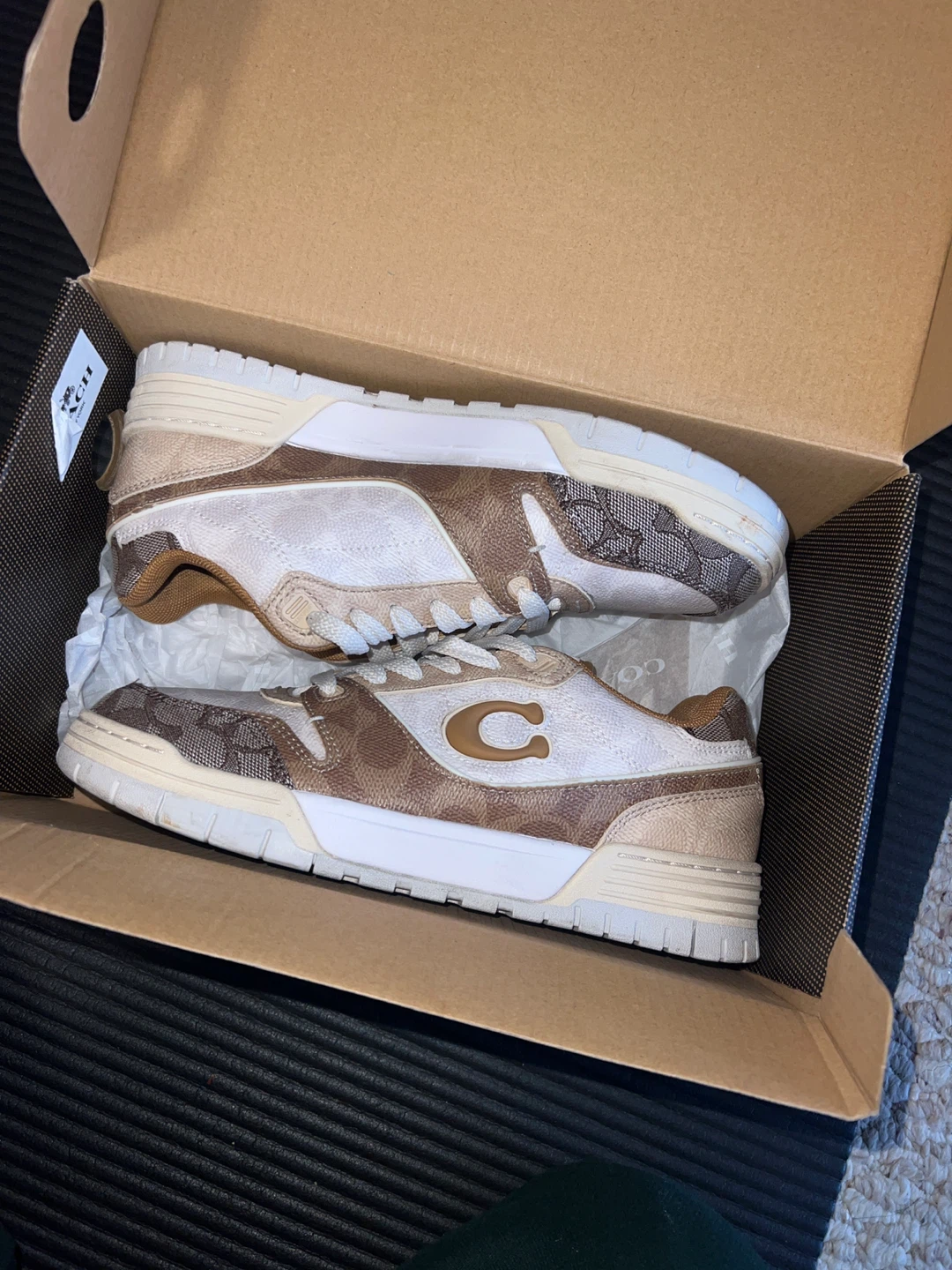 Coach SOHO SNKR SIG Shoes - Size 7.5
