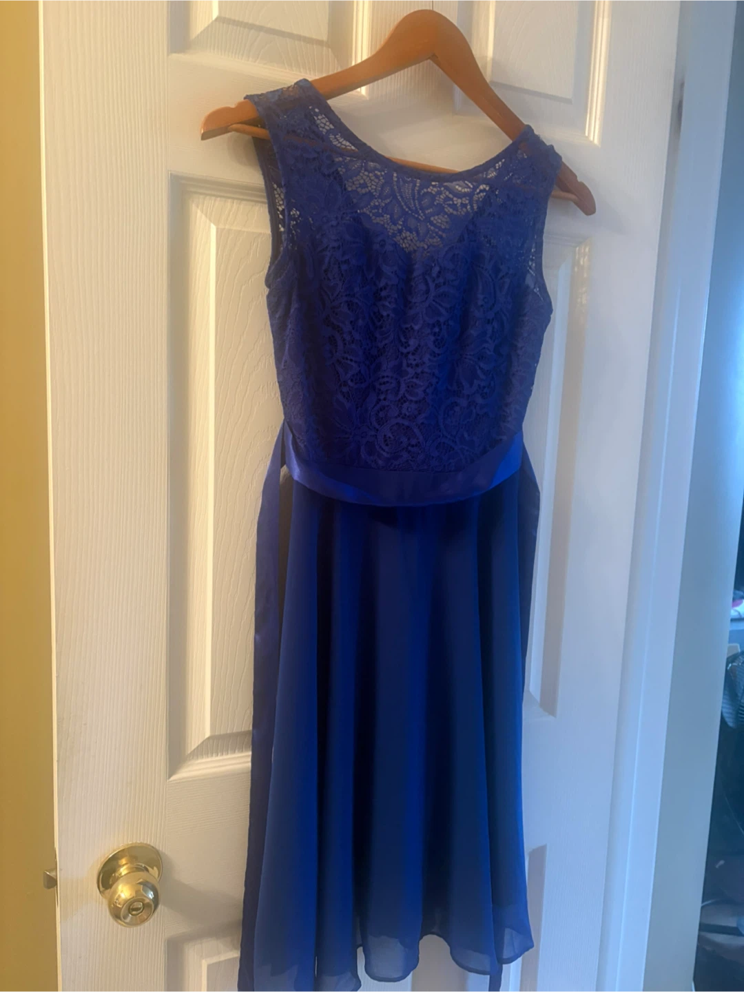 Xsmall Woman  Royal blue Lace  Dress