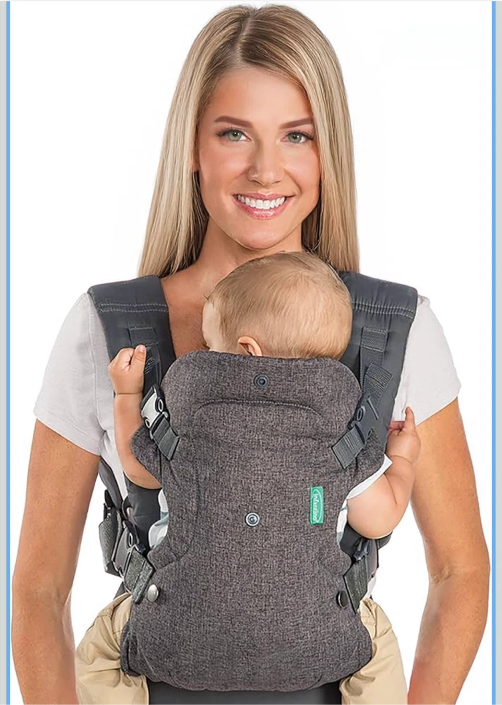 Infantino Carry On Multi Pocket Carrier - Grey - photo 5