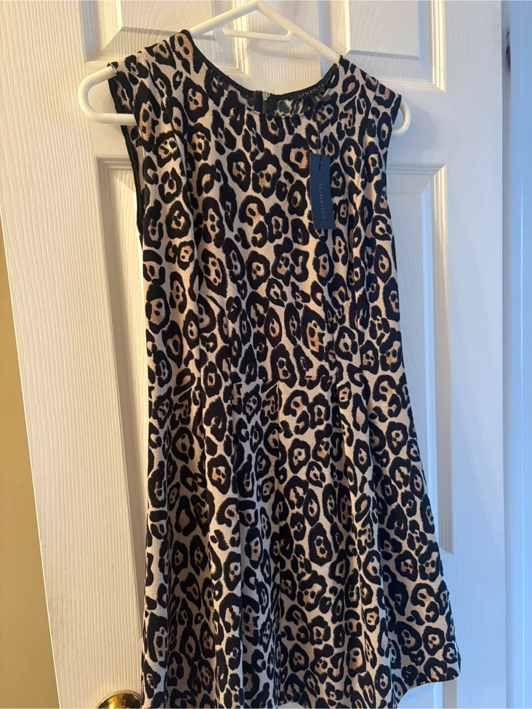 Dynamite women Leopard Print Dress - Size medium