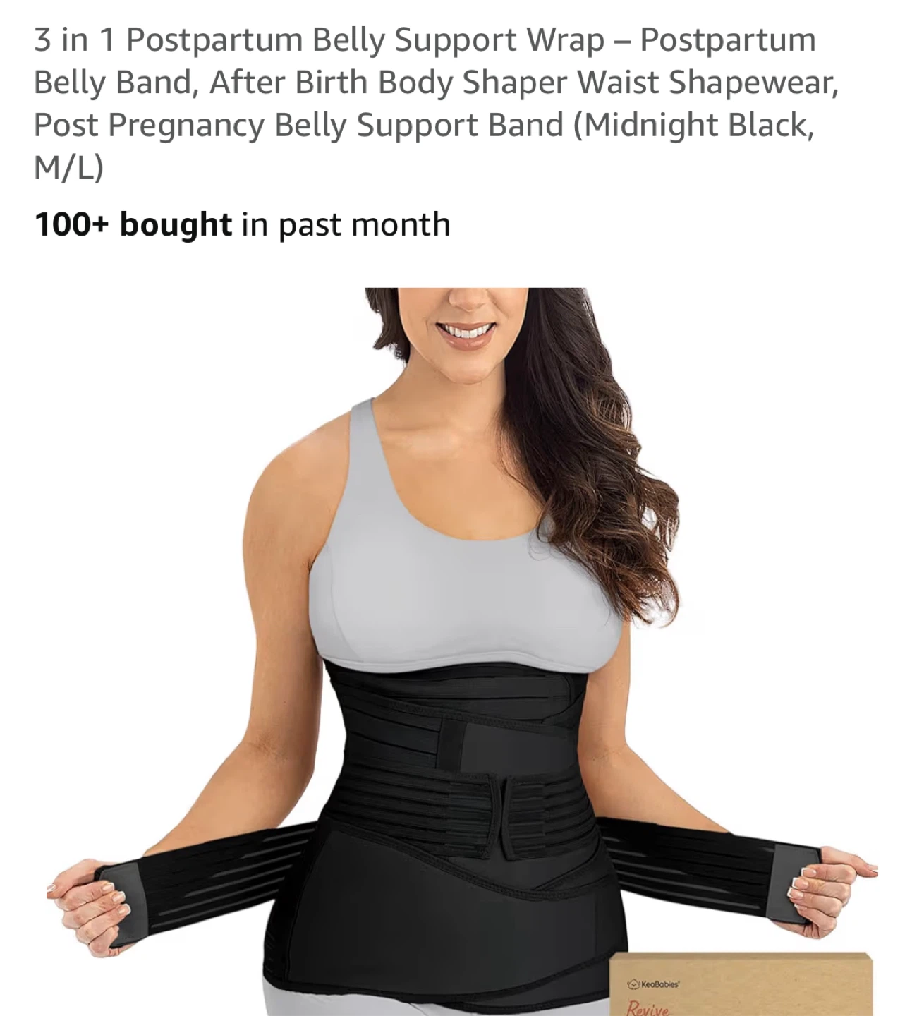 3 in 1 Postpartum Belly Support Wrap M/L - photo 2