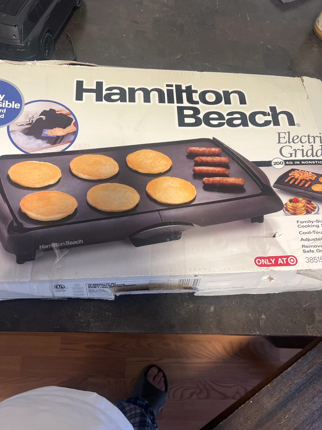 Hamilton Beach Electric Griddle - 200 sq in