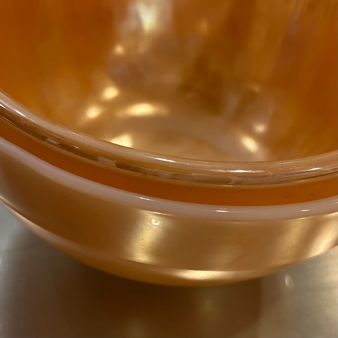 Vintage Fire-King Lustre Bowls Pair Anchor Hocking Art Glass - photo 3