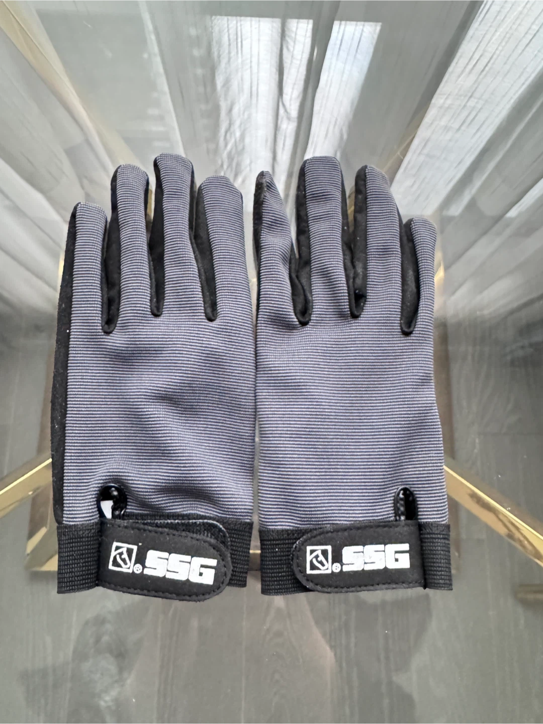 SSG Cycling Gloves, Grey/Black