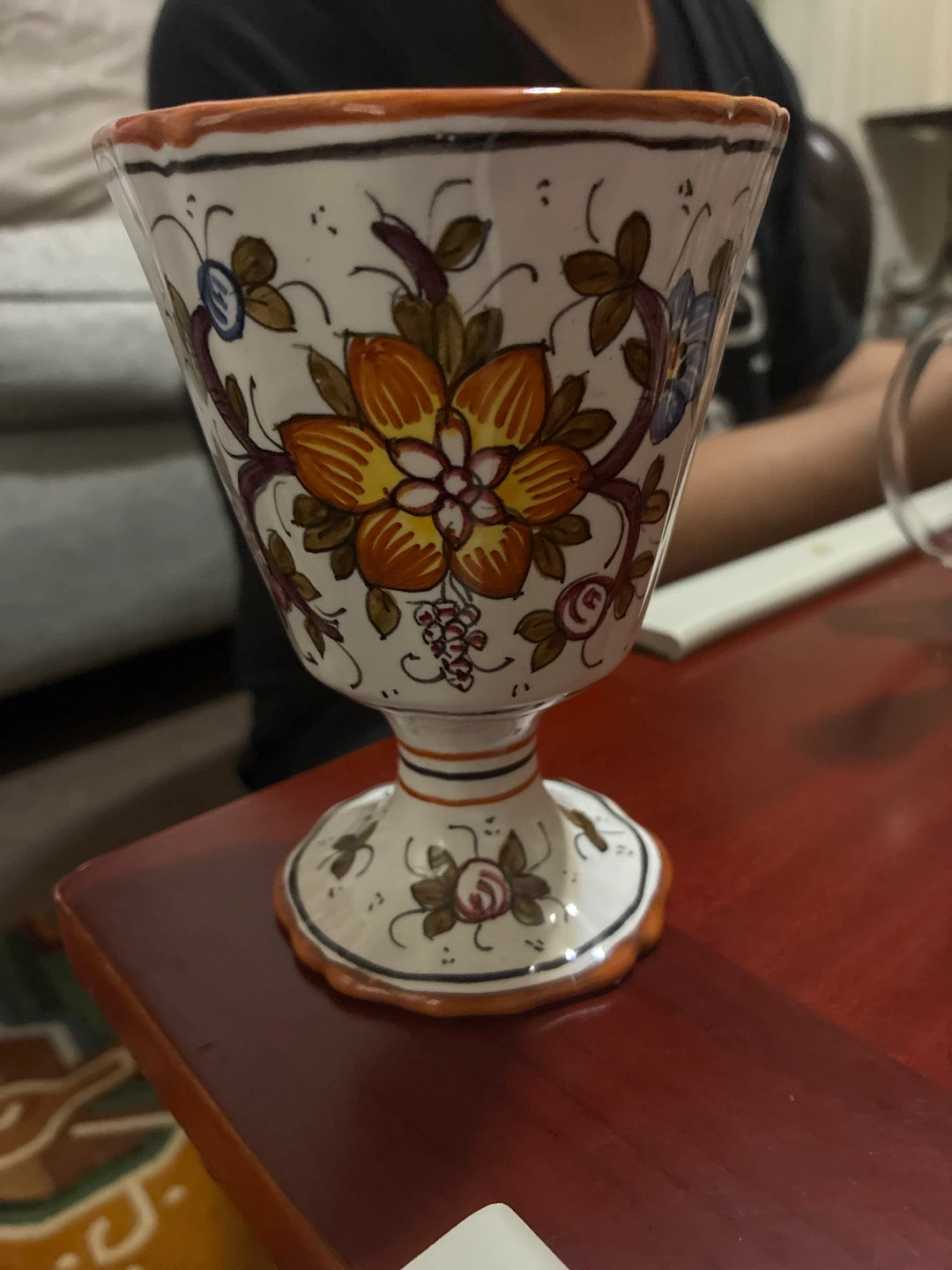 Floral Decorative Goblet