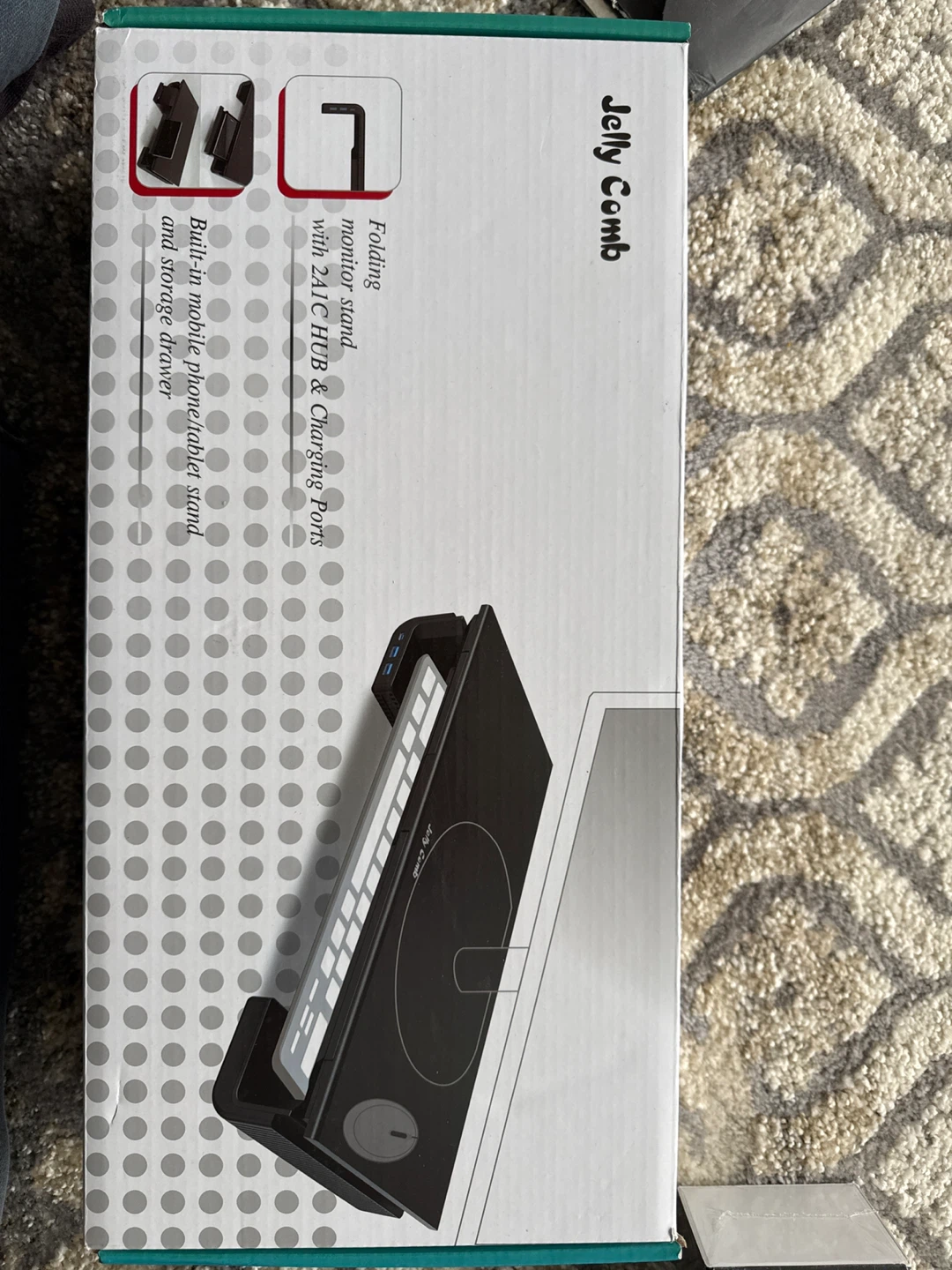 Jelly Comb Folding Monitor Stand - New in Box!