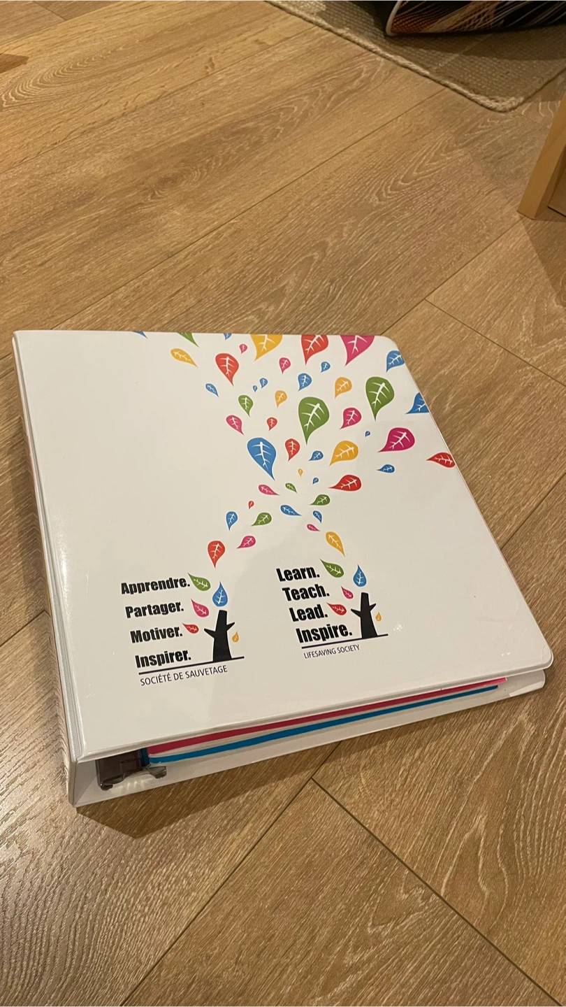 Lifesaving Society Instructor Binder