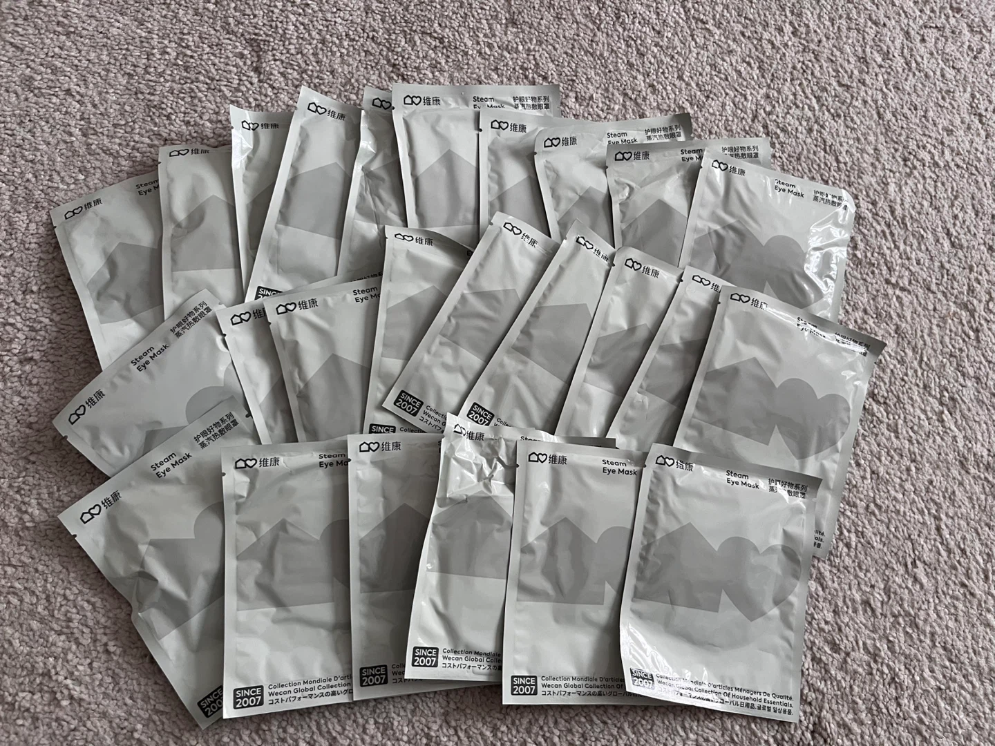 25pcs Steam Eye Mask