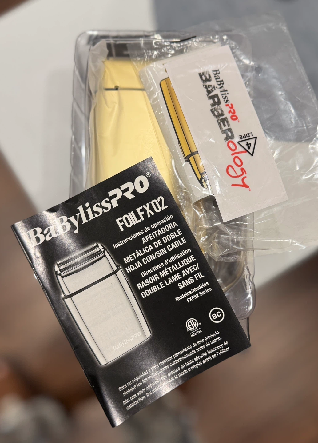 BabylissPRO FoilFX02 Cordless Metal Double Foil Shaver - photo 3