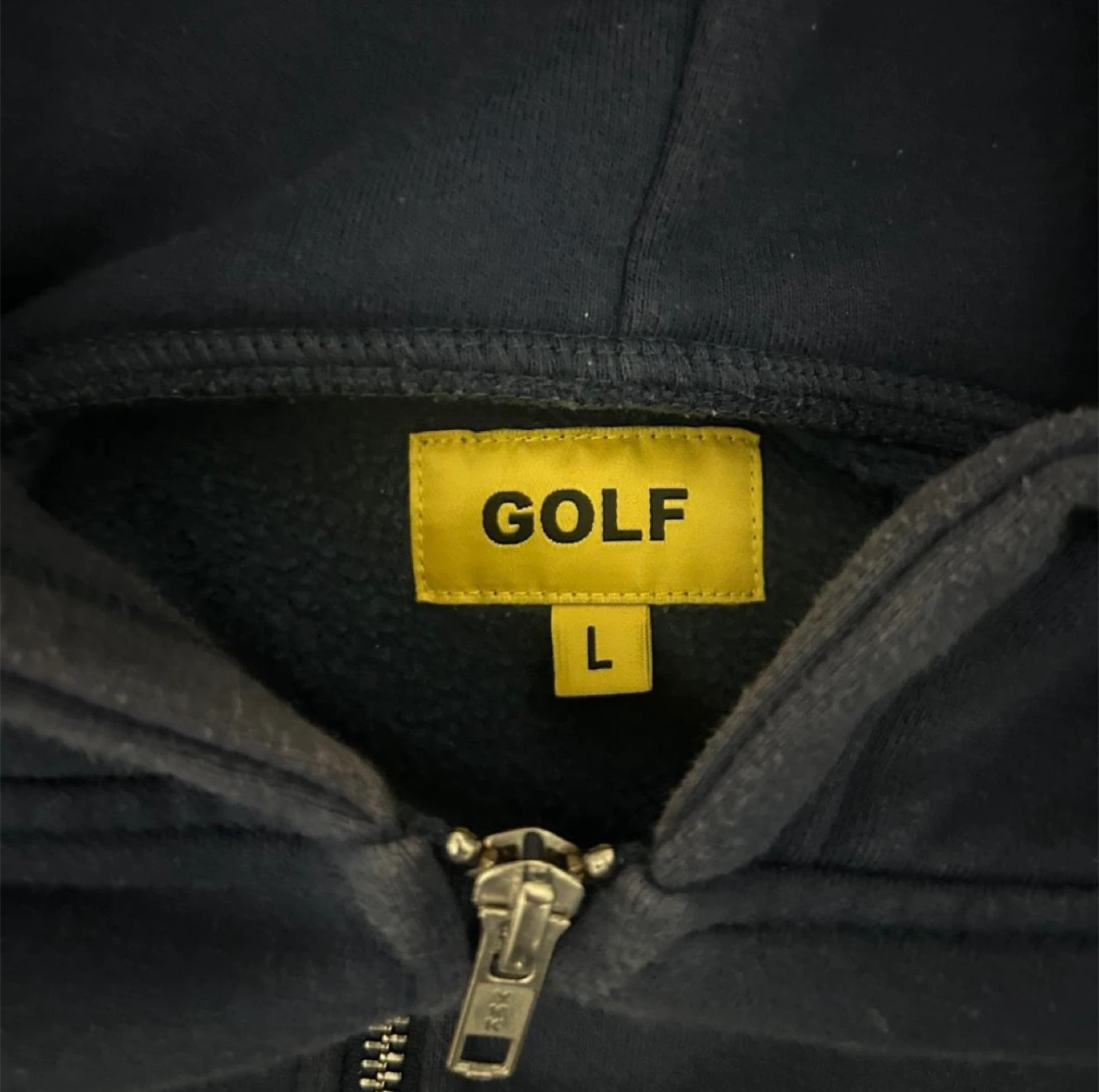 Golf Wang Peace Symbol Navy Blue Hoodie - Size L - photo 2
