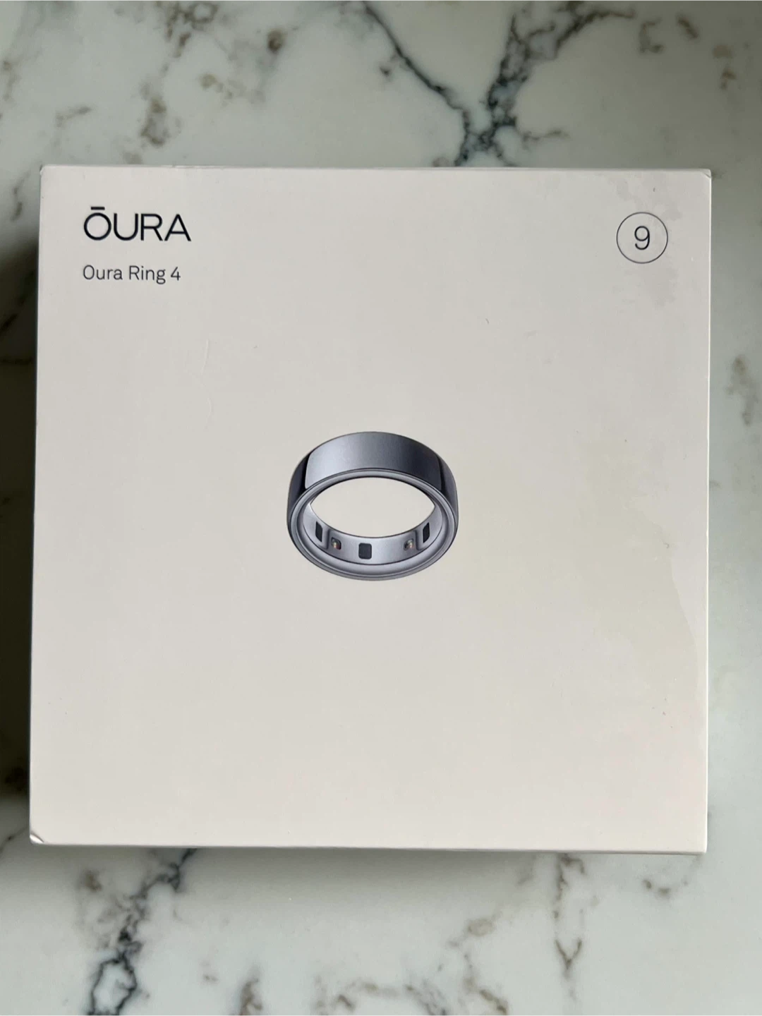 Oura Ring 4 - Size 9 Silver