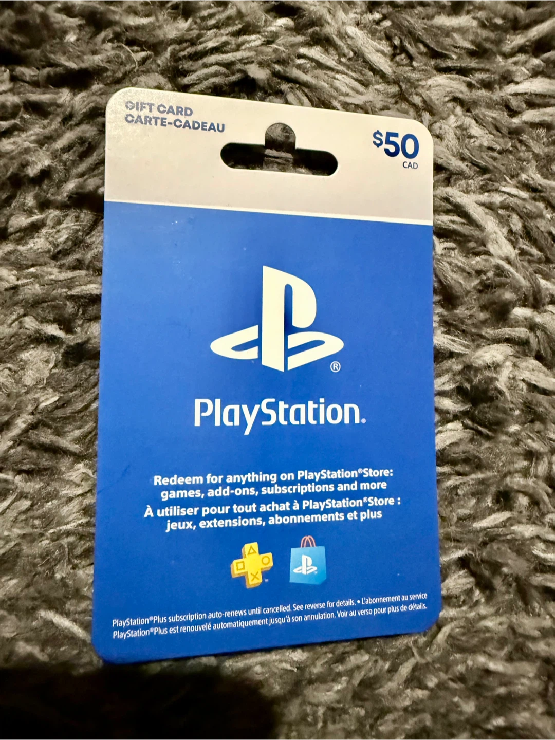 PlayStation $50 CAD Gift Card