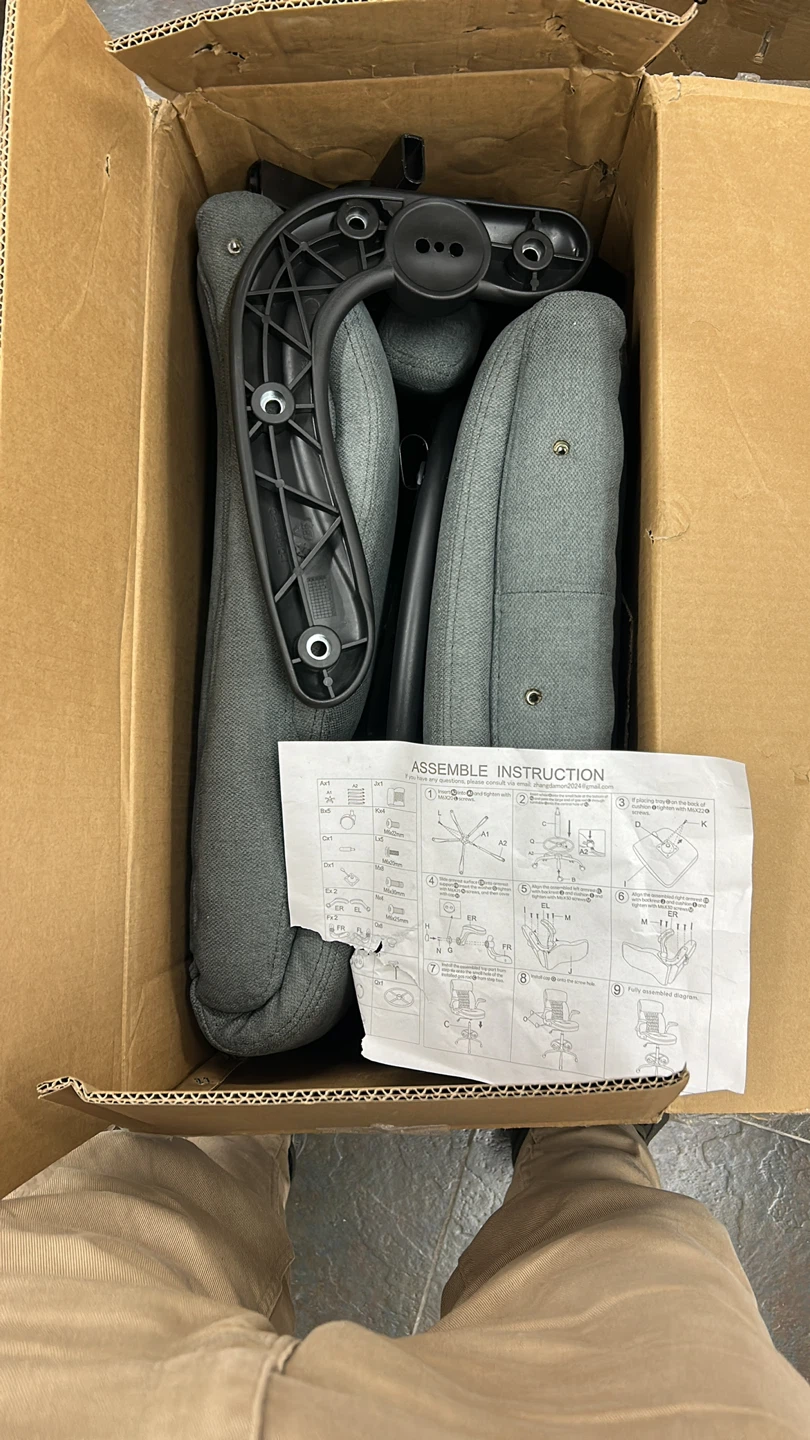 Grey Multifunctional Drafting Chair - New in Box! - photo 3