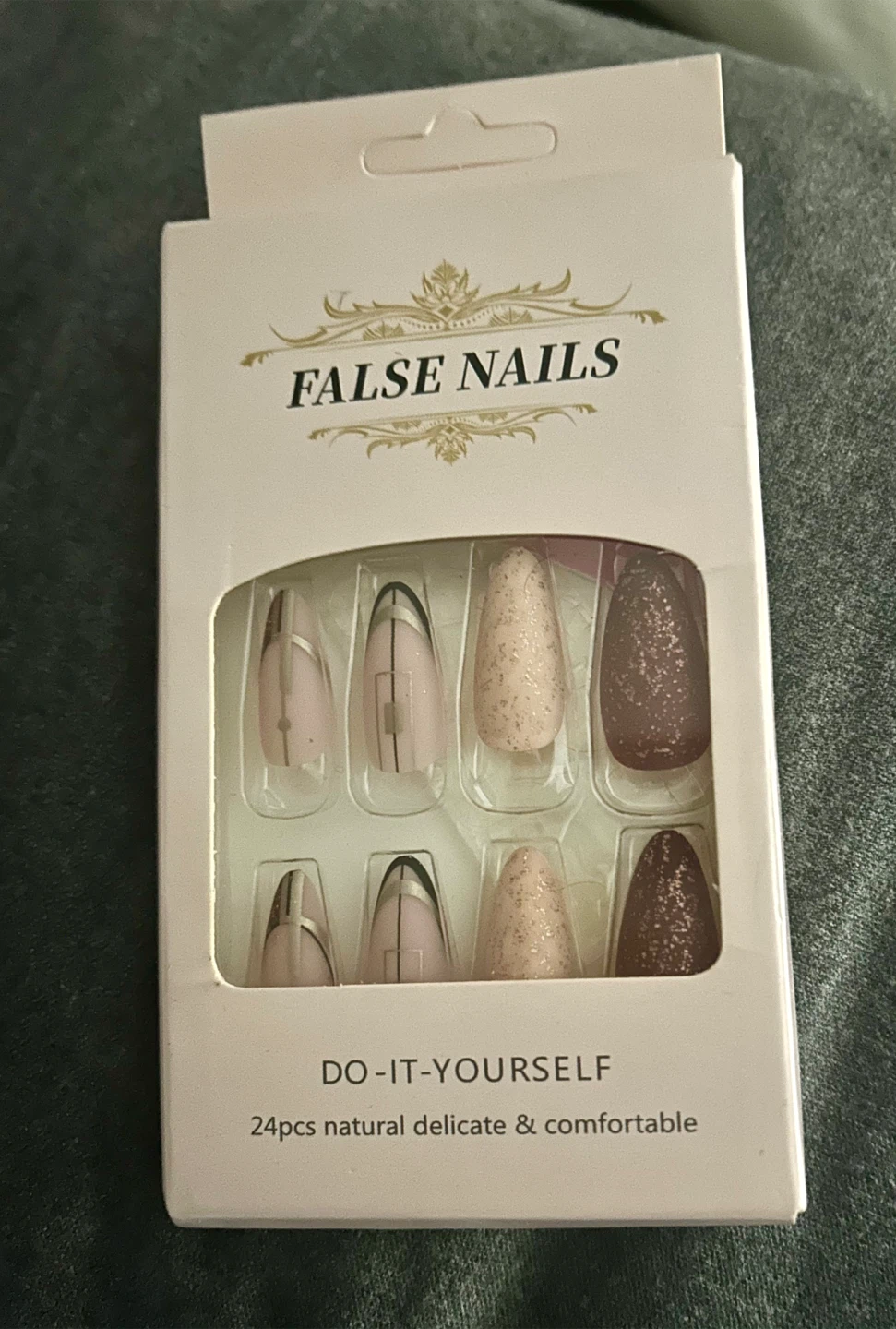 False Nails - 24 pcs, DIY