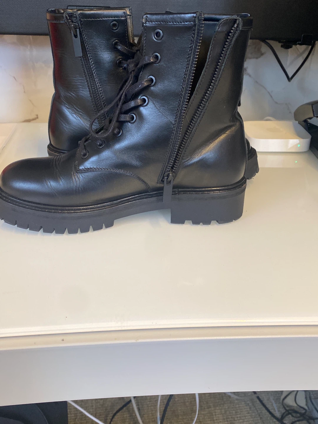 Thursday everyday Womens combat boot side8 - photo 3