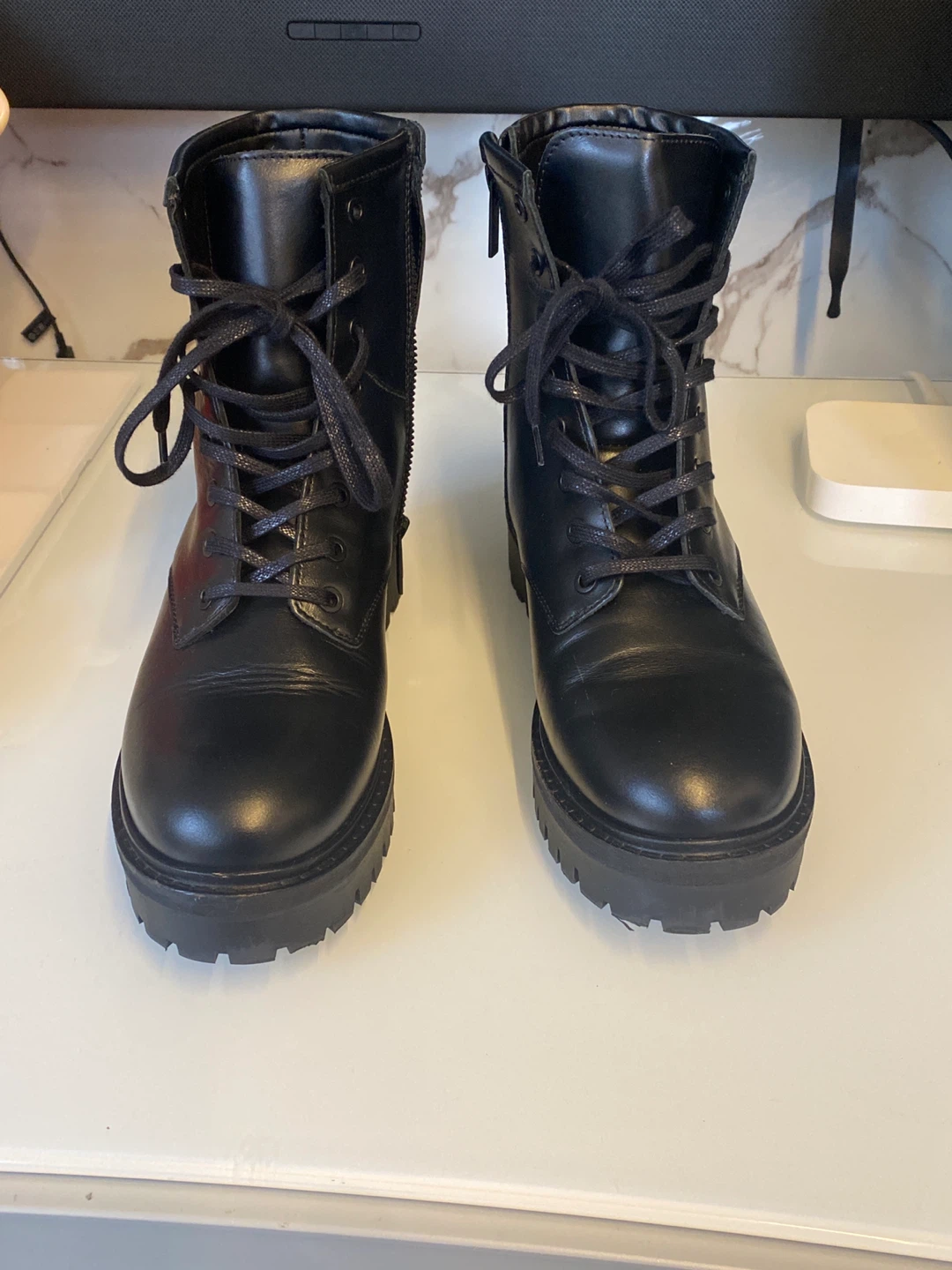 Thursday everyday Womens combat boot side8