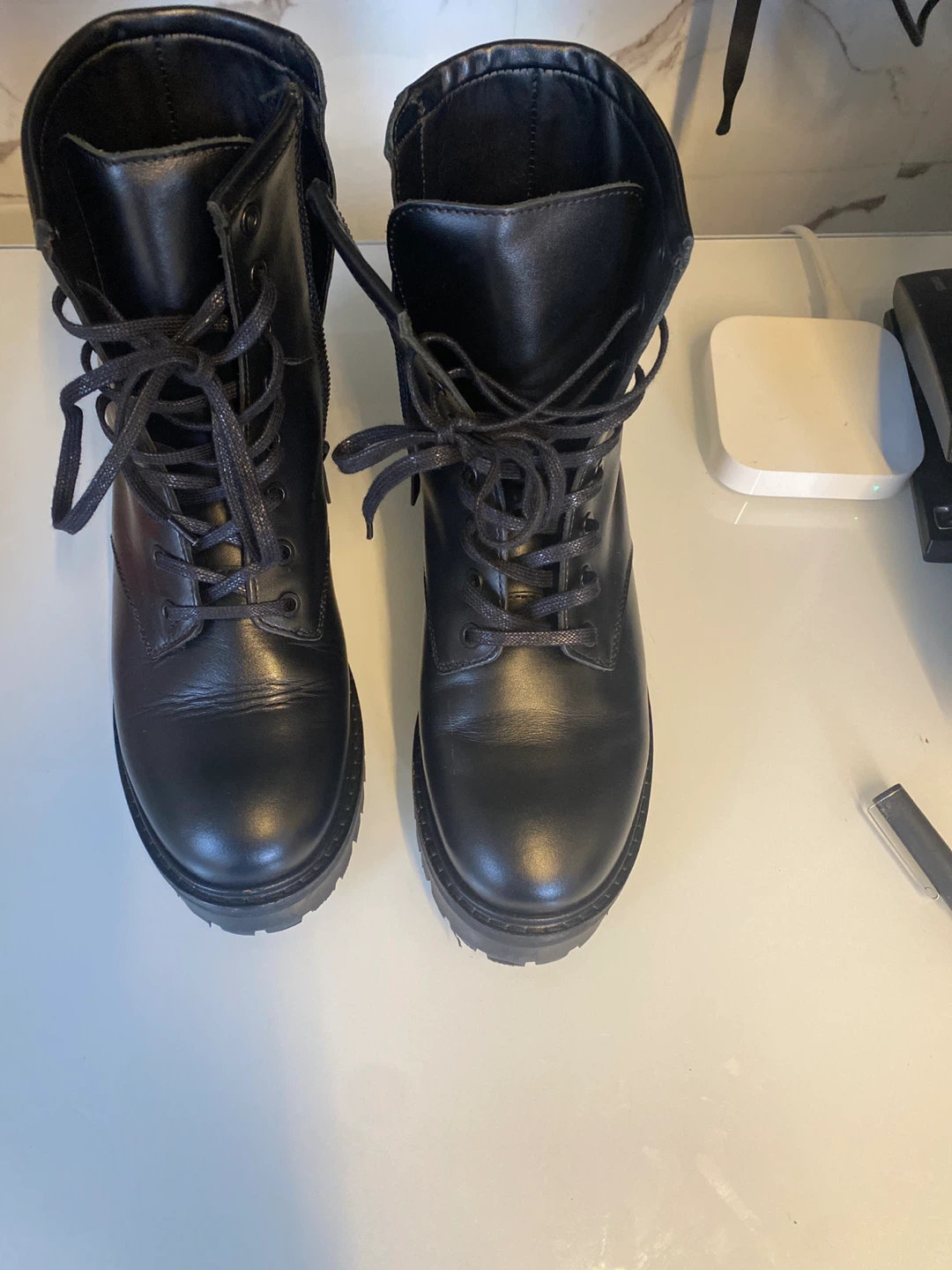Thursday everyday Womens combat boot side8 - photo 5