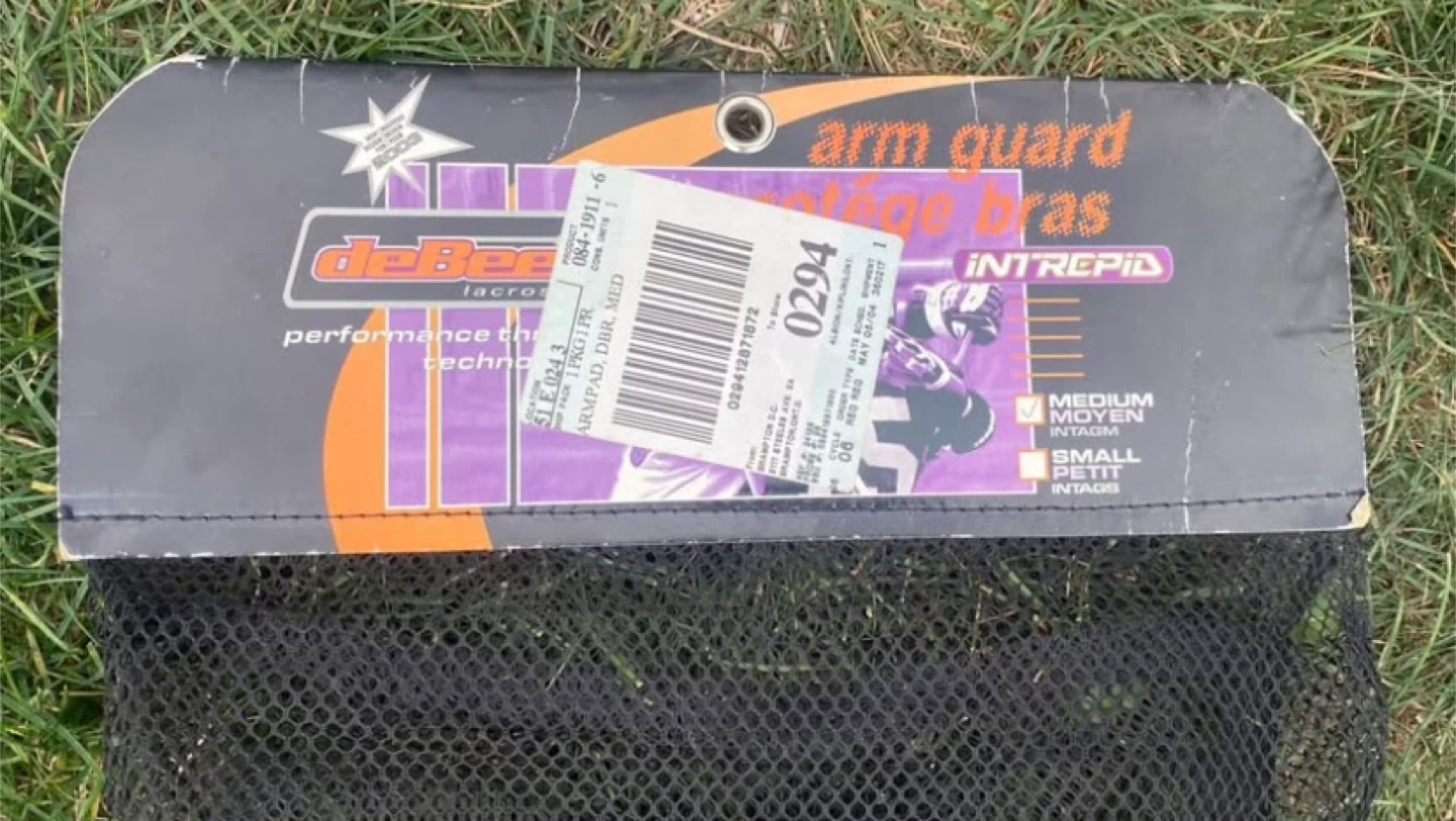 deBeer Intrepid Lacrosse Arm Guard - Medium - photo 3
